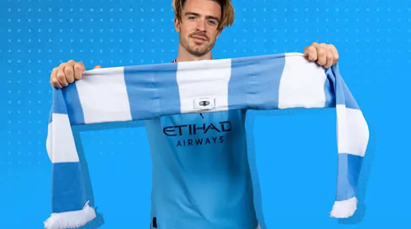 Manchester City connected scarf