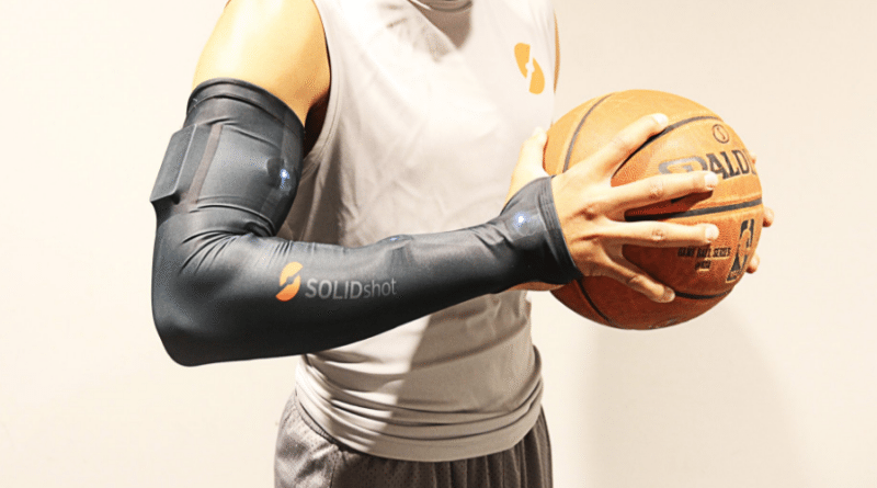 Play like a pro with the SOLIDshot Basketball Smart Sleeve